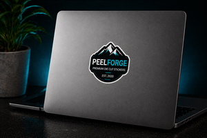Custom kiss cut stickers with premium full color printing for branding, promotions, packaging and business use