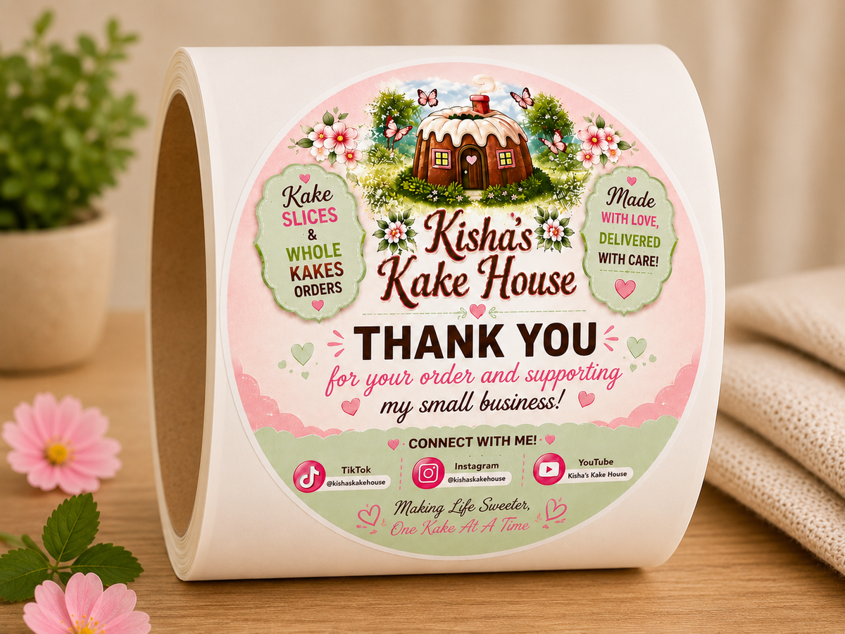 Custom Circle Roll Labels