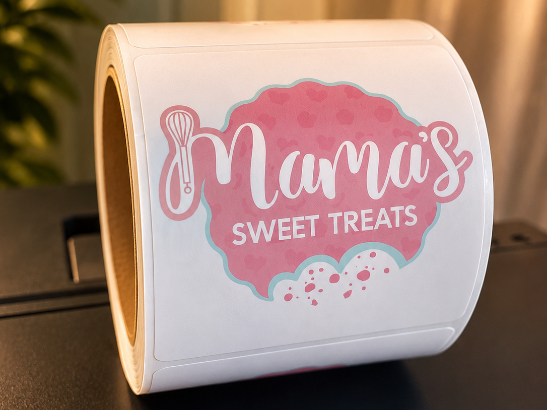 Custom Square Roll Labels