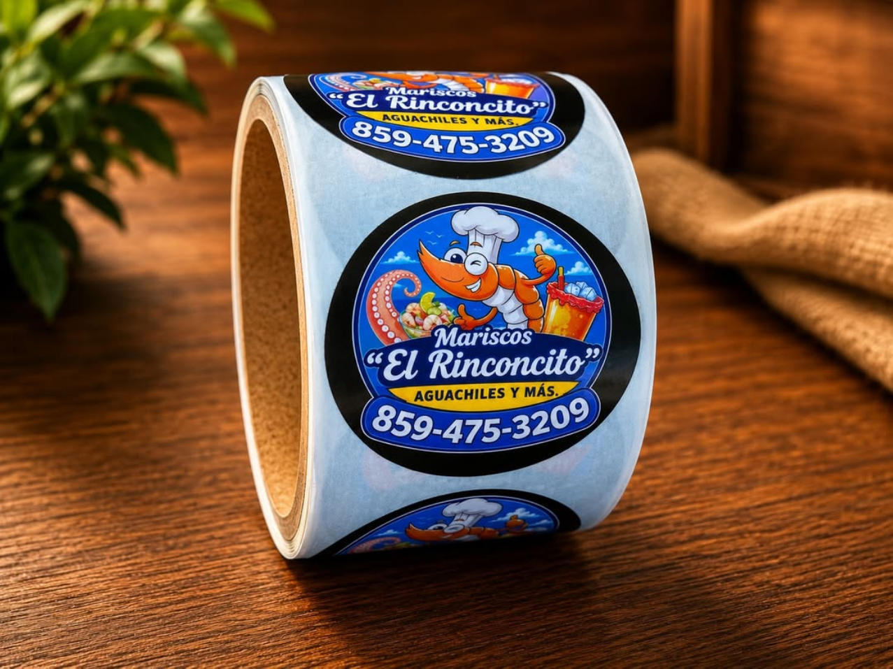 Customer product labels printed by PeelForge
