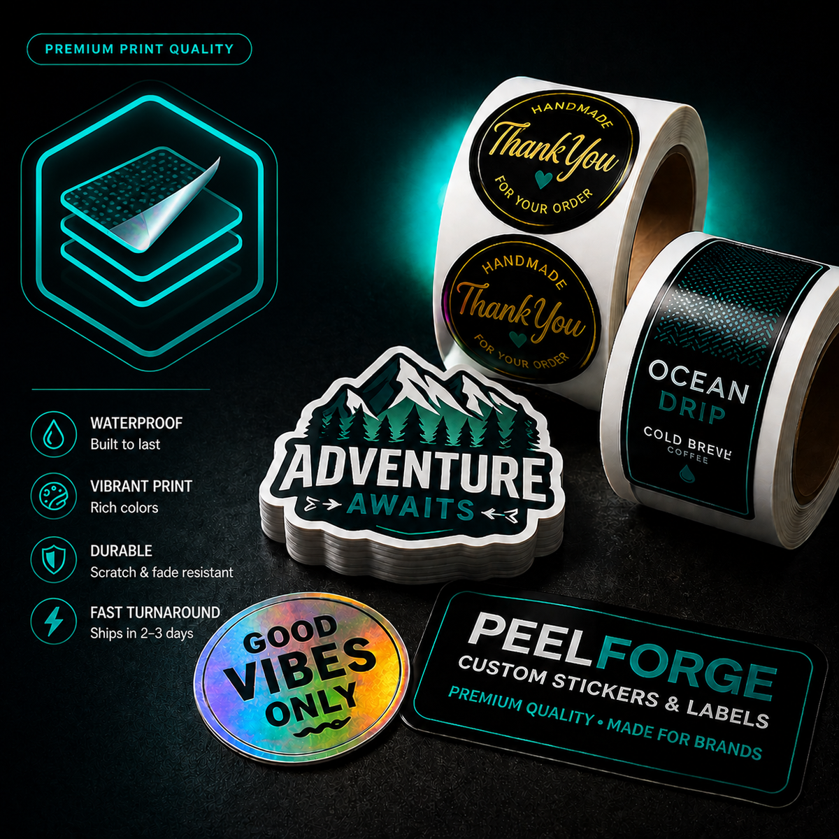 Custom Stickers & Labels Made Easy