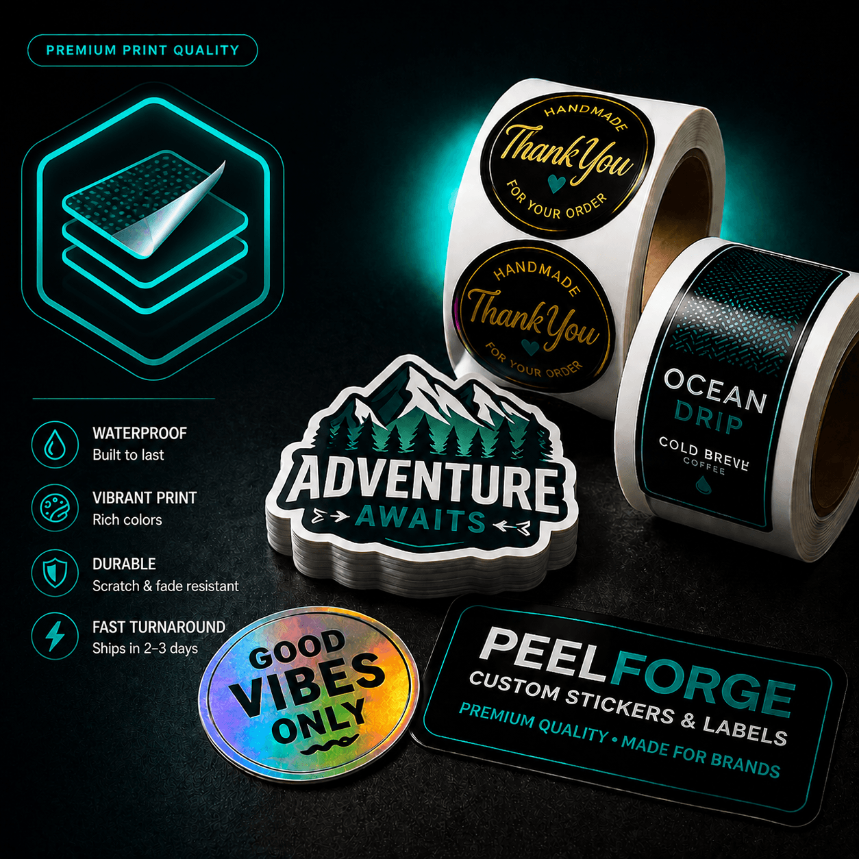 Premium Stickers & Labels Built for Real Brands