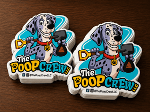 Custom kiss cut stickers with vibrant full color artwork for packaging, giveaways and promotions