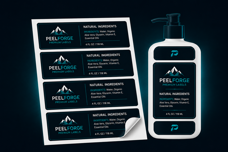 Rectangle sheet labels