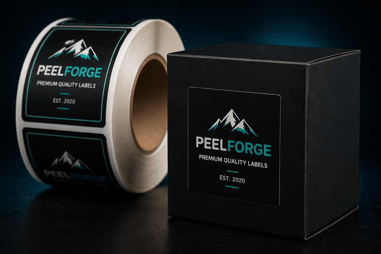 Custom Square Roll Labels