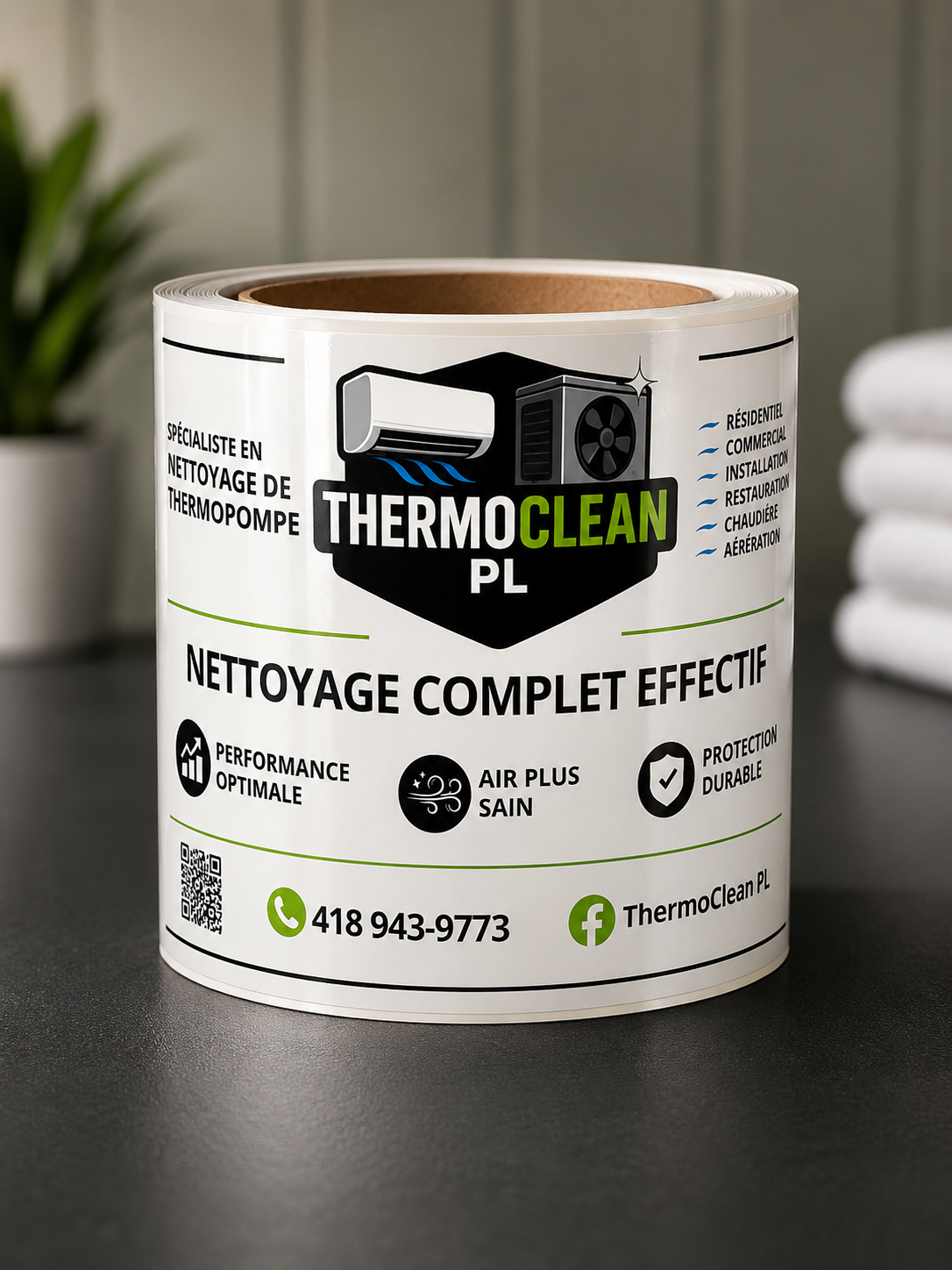 ThermoClean PL Service Labels