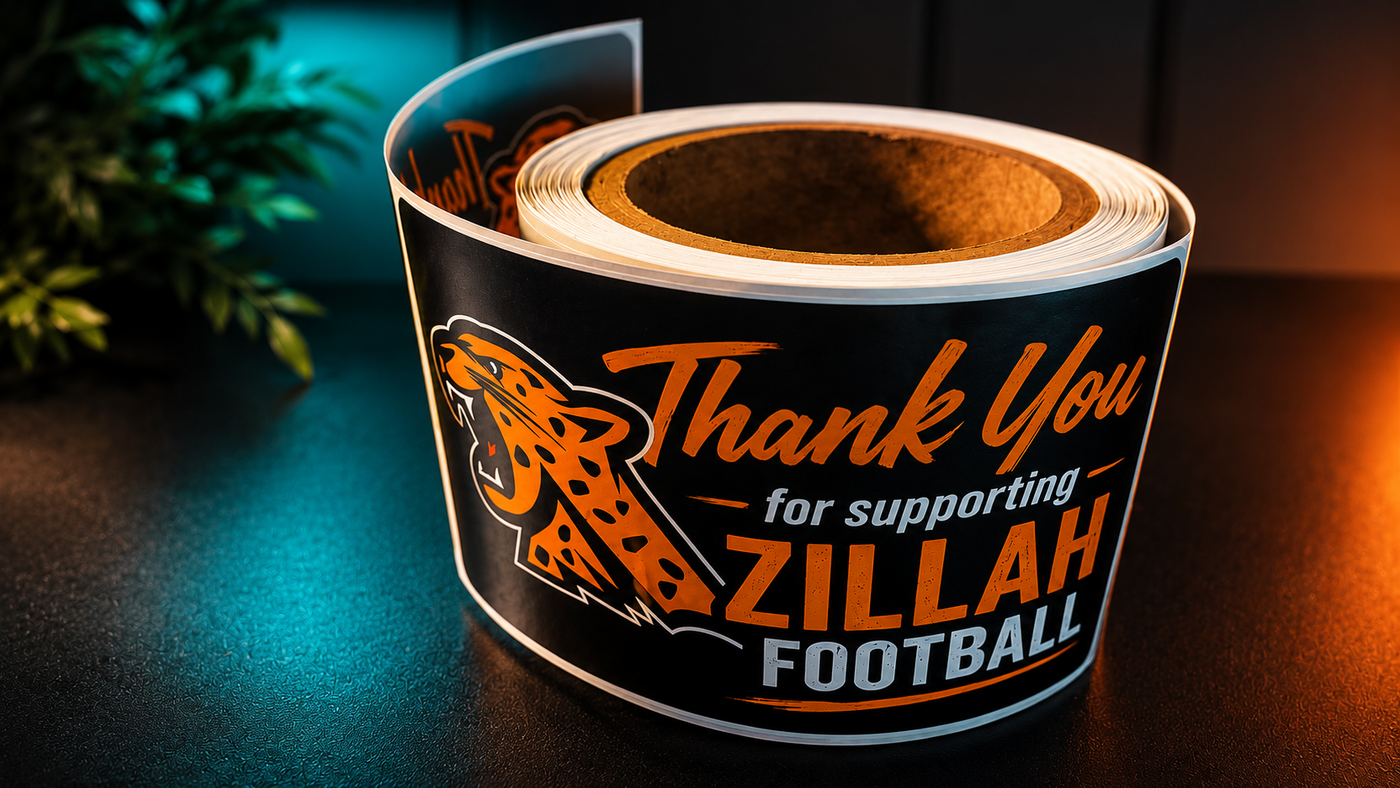 Sports Team Roll Labels